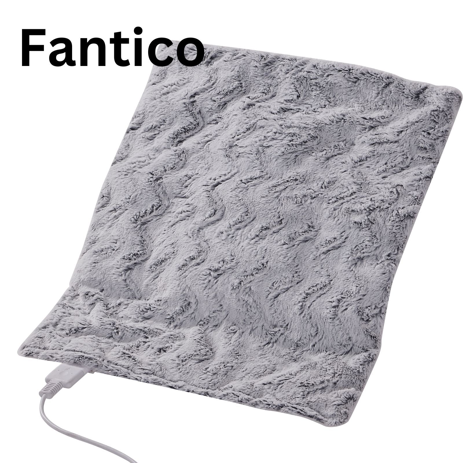 FANTICO 加重加熱墊 20”×24”，4 種按摩模式與 4 段熱度設定