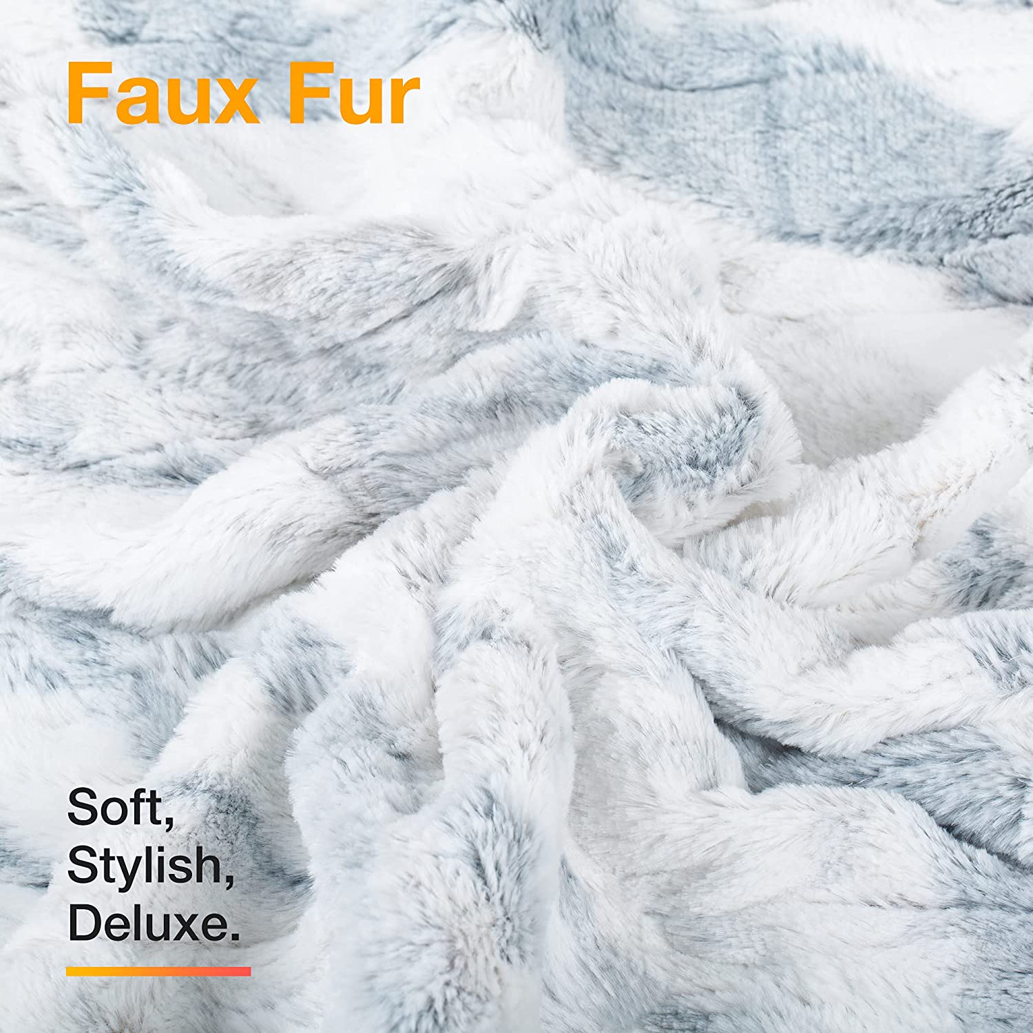 Mavi Mermer Desenli Çift Bölgeli Kontrol Üniteli Elektrikli Battaniye 84 x 90